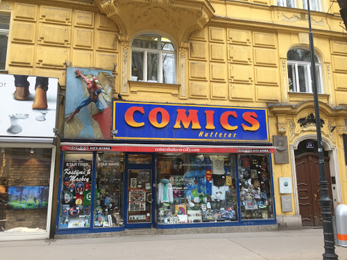 Der Firmenname ist Comics Hutterer